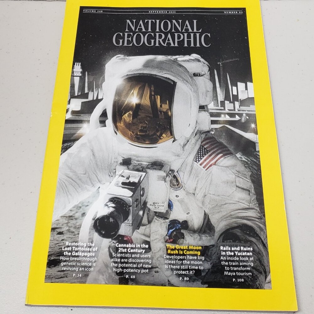 National Geographic Magazine September 2025 The Great Moon Rush